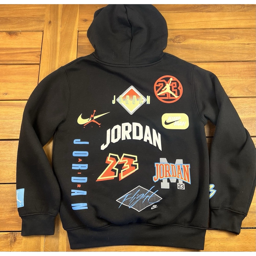 Jordan Kids' Dynasty Fleece Pullover Hoodie Boys M 10/12
